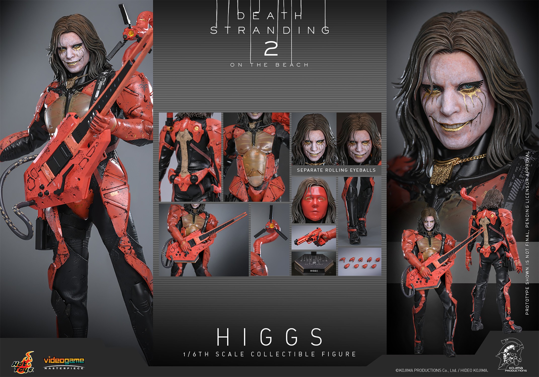 Death Stranding Higgs Sixth Scale Figure  Collector Edition (Prototype Shown) View 12