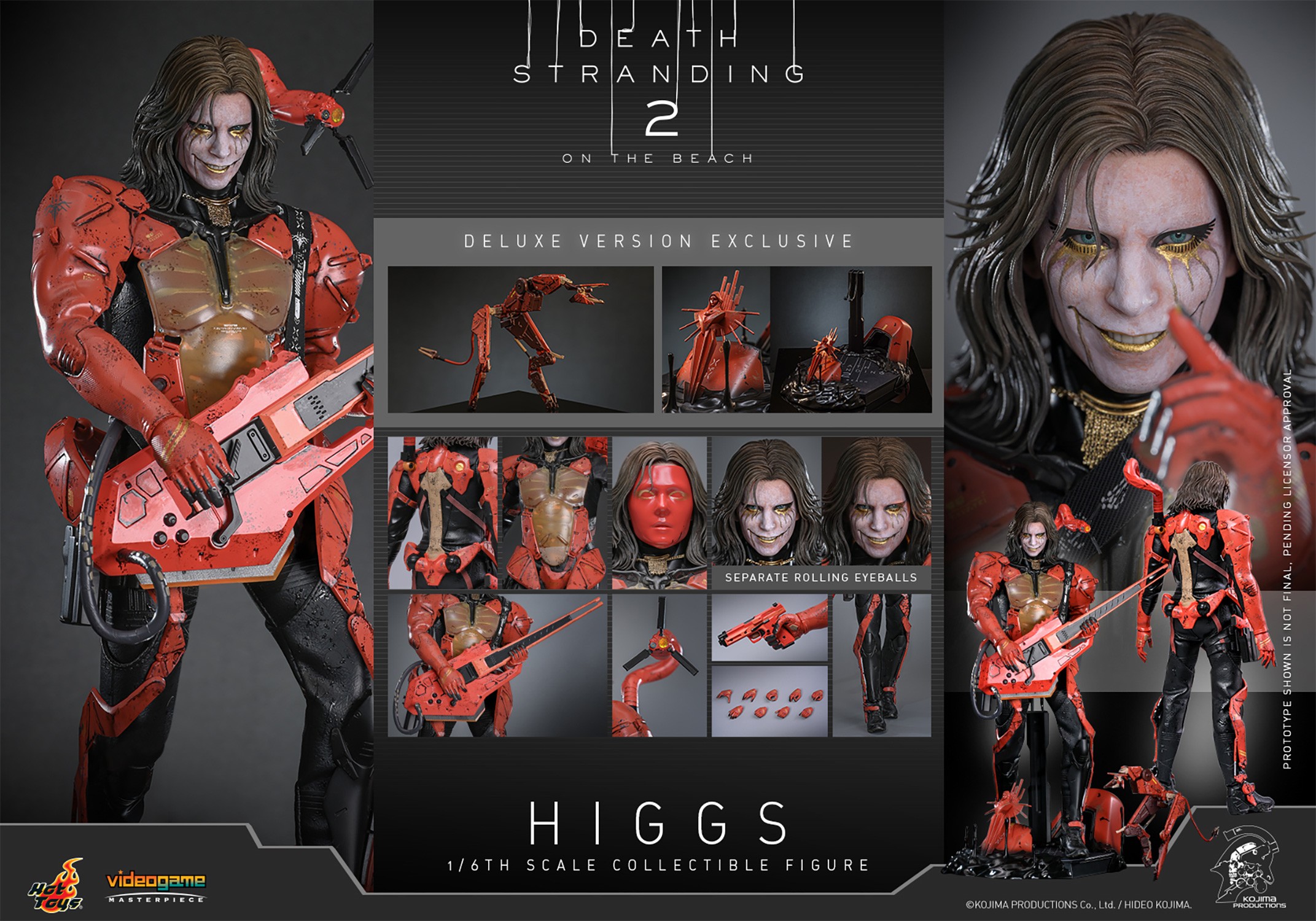 Death Stranding Higgs (Deluxe Version) Sixth Scale Figure  (Prototype Shown) View 15