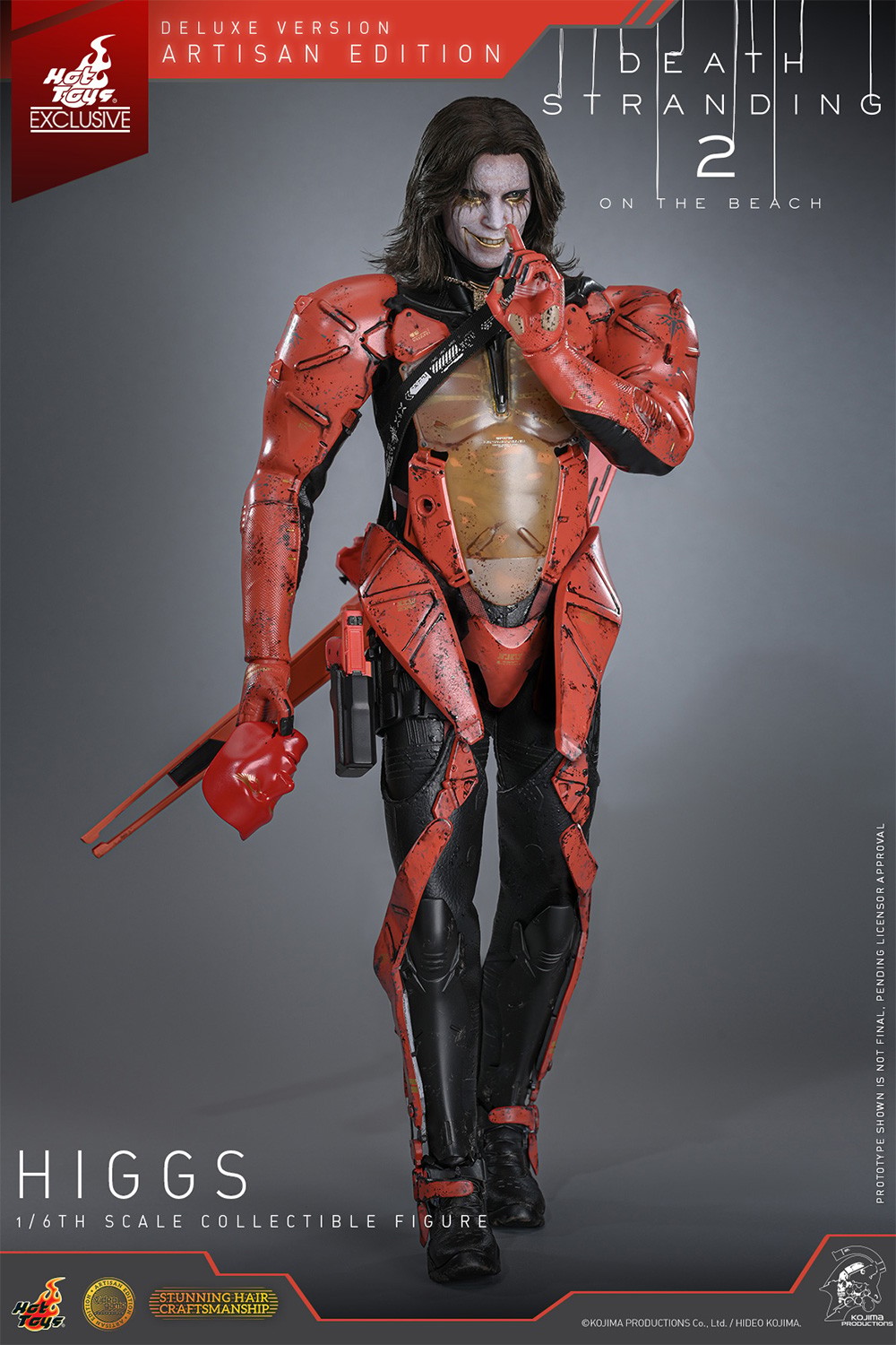 Death Stranding Higgs (Artisan Edition) Sixth Scale Figure  (Prototype Shown) View 4