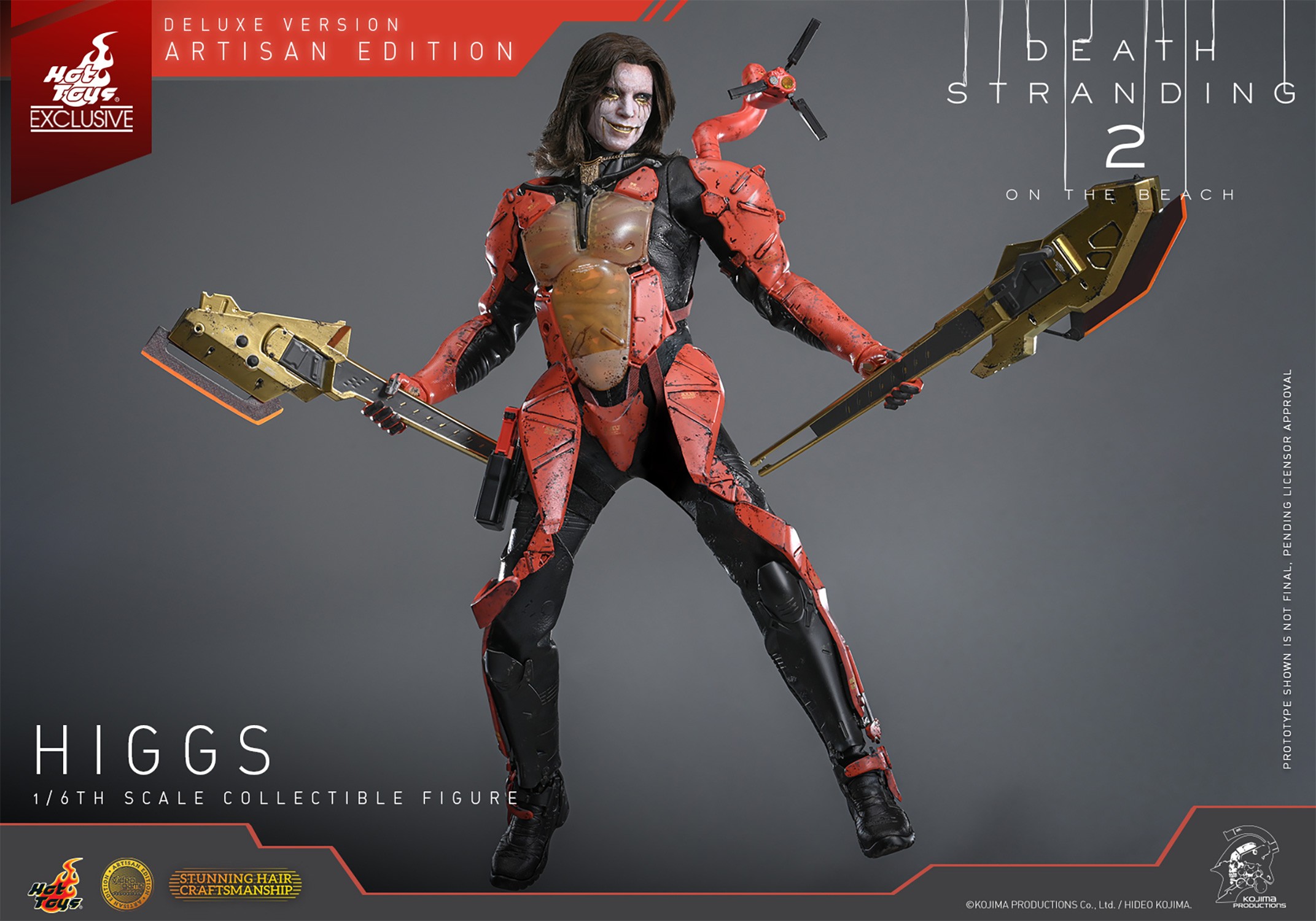 Death Stranding Higgs (Artisan Edition) Sixth Scale Figure  (Prototype Shown) View 9