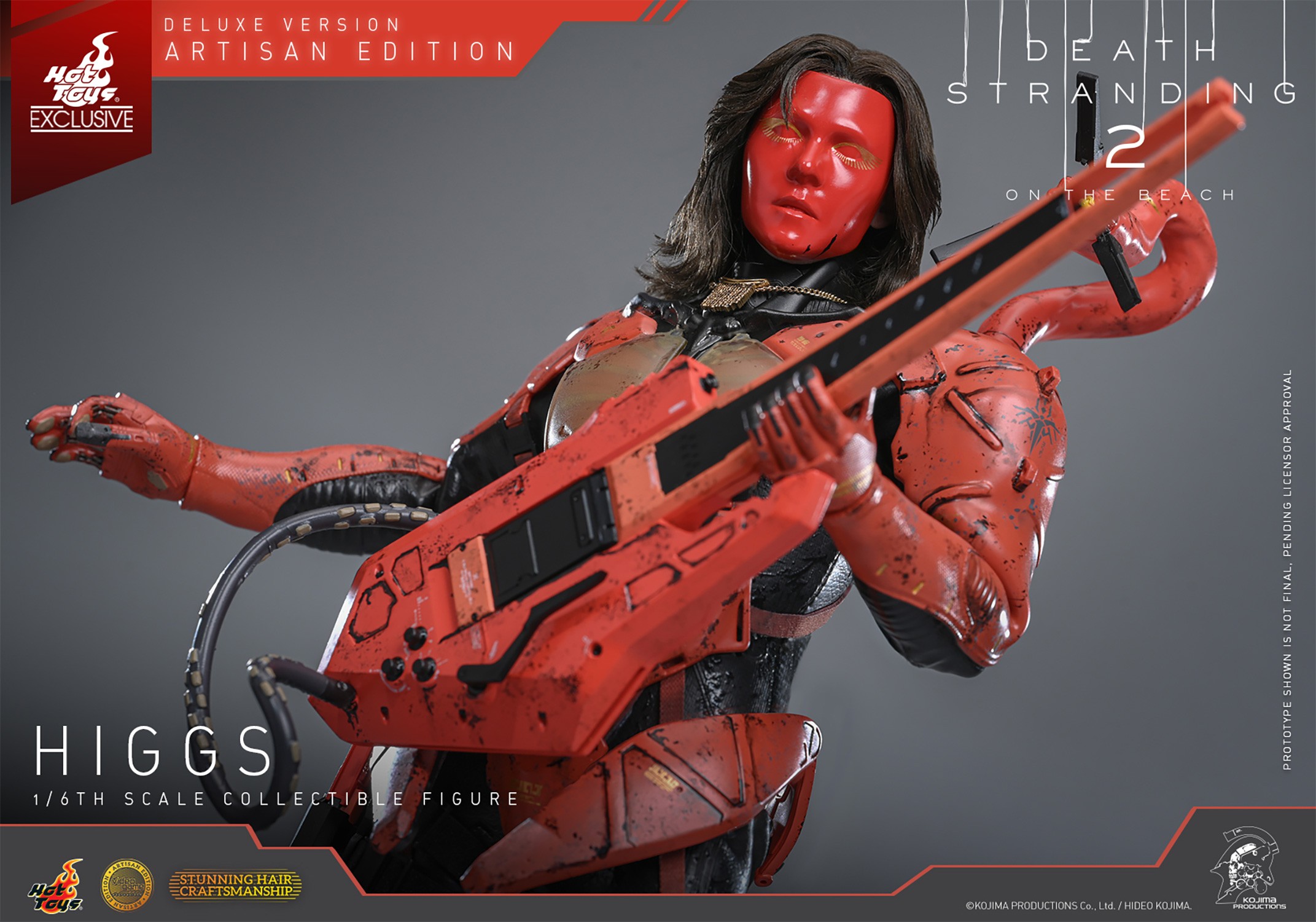 Death Stranding Higgs (Artisan Edition) Sixth Scale Figure  (Prototype Shown) View 10