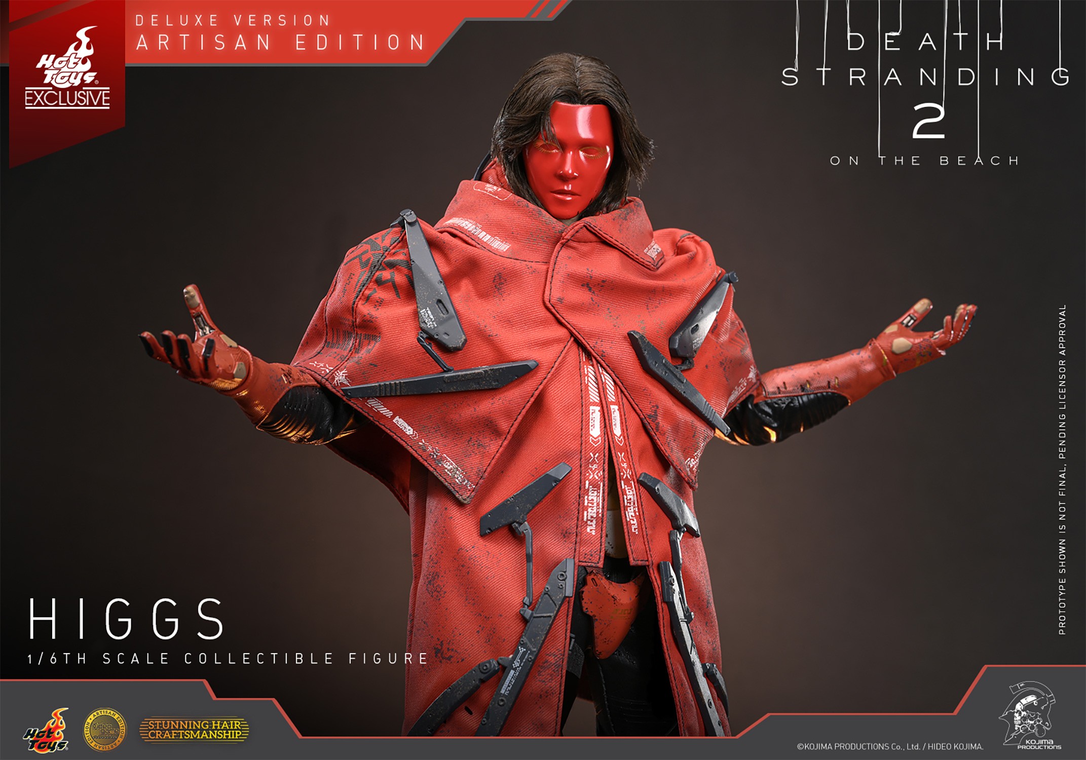 Death Stranding Higgs (Artisan Edition) Sixth Scale Figure  (Prototype Shown) View 11