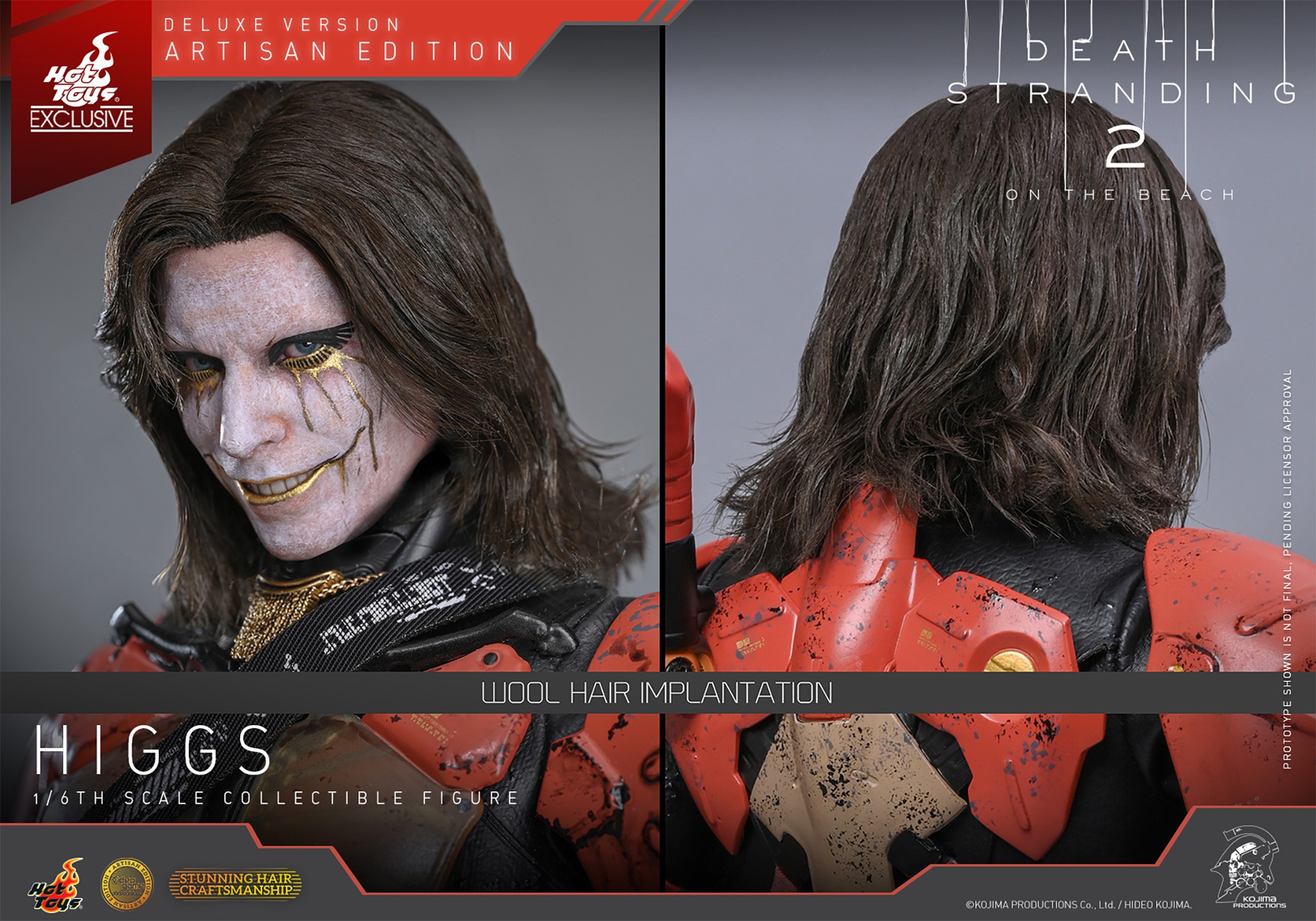 Death Stranding Higgs (Artisan Edition) Sixth Scale Figure  (Prototype Shown) View 13