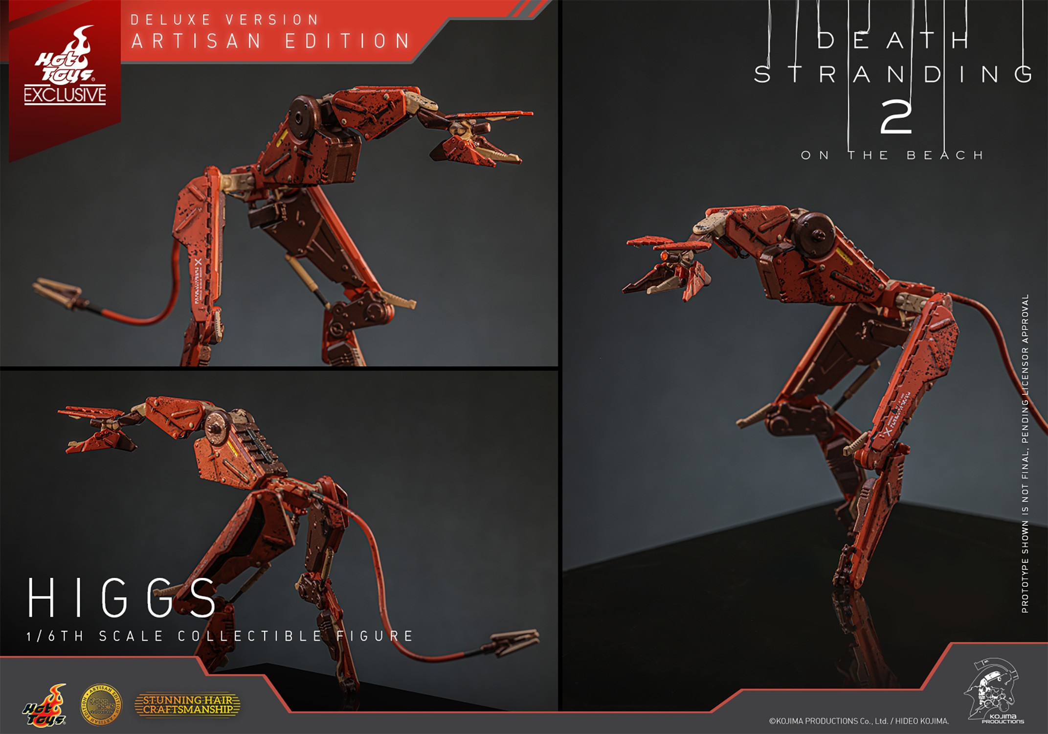 Death Stranding Higgs (Artisan Edition) Sixth Scale Figure  (Prototype Shown) View 15
