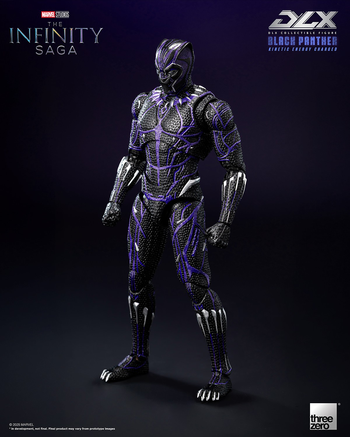 Marvel DLX Black Panther (Kinetic Energy Charged) Action Figure  (Prototype Shown) View 6