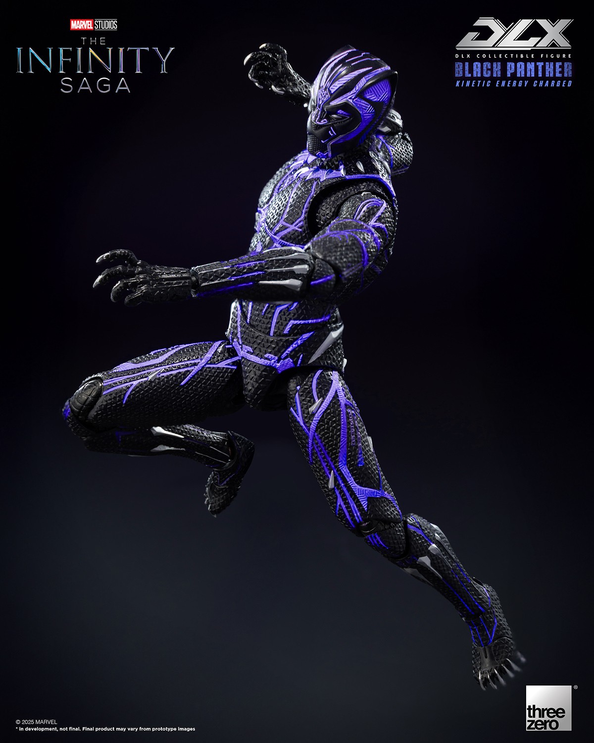 Marvel DLX Black Panther (Kinetic Energy Charged) Action Figure  (Prototype Shown) View 10