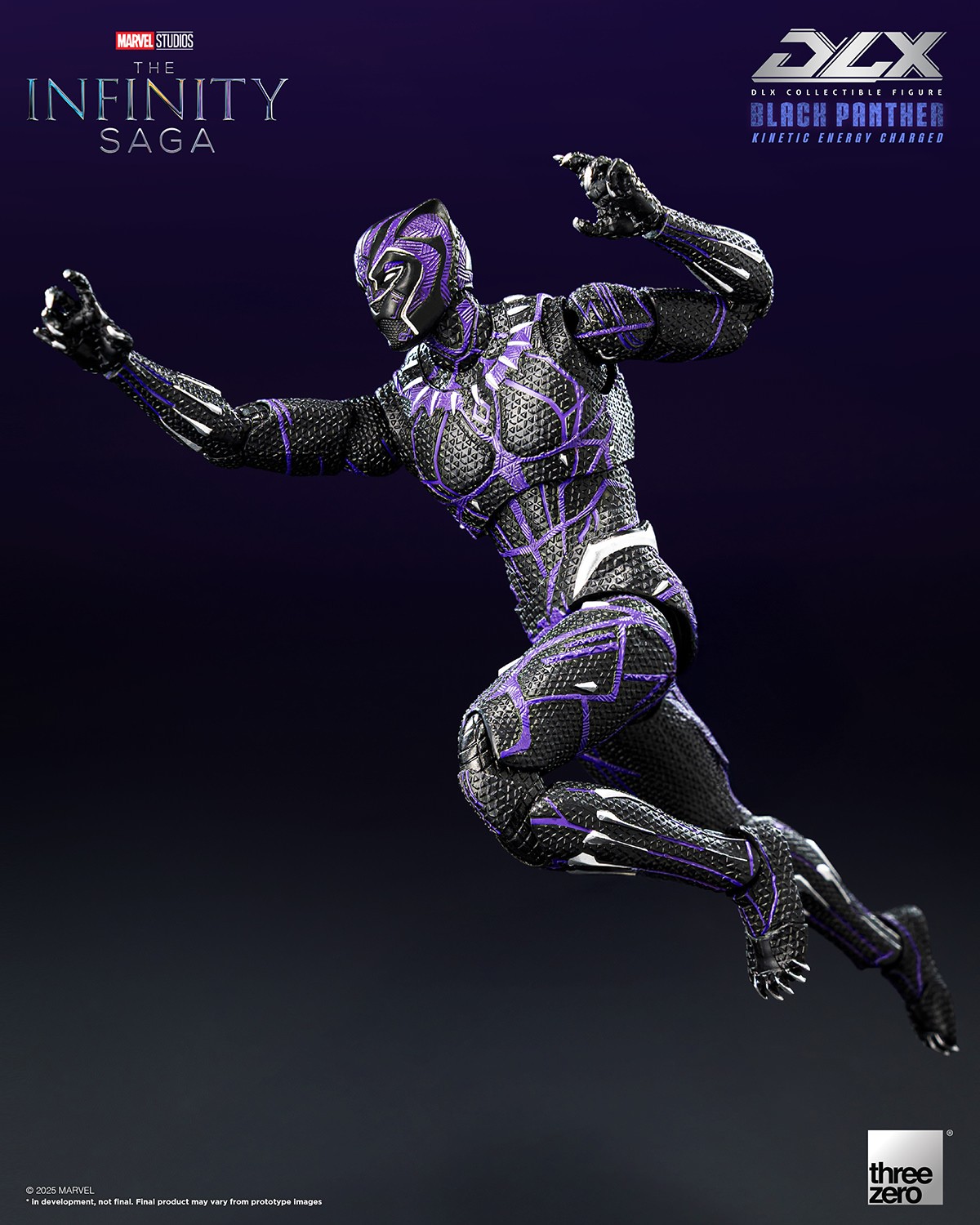 Marvel DLX Black Panther (Kinetic Energy Charged) Action Figure  (Prototype Shown) View 11