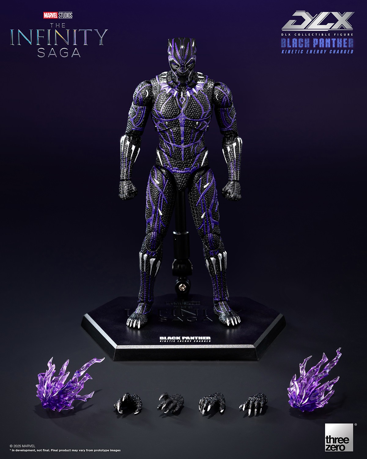 Marvel DLX Black Panther (Kinetic Energy Charged) Action Figure  (Prototype Shown) View 13