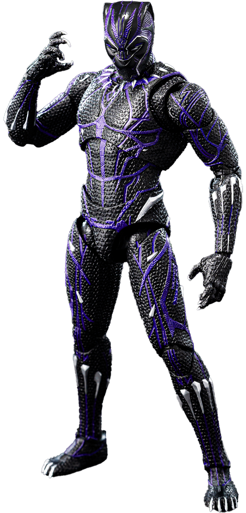 Marvel DLX Black Panther (Kinetic Energy Charged) Action Figure  (Prototype Shown) View 15