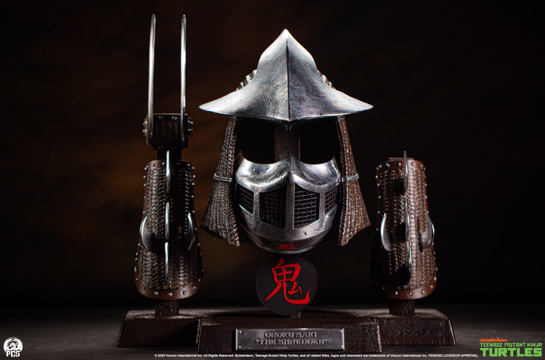 Shredder Electroplated Armor Set Life-Size Replica by PCS