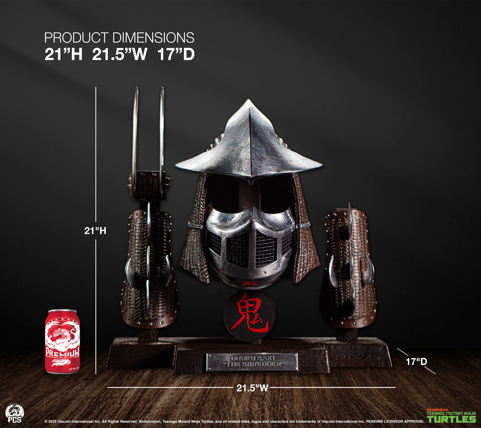 Teenage Mutant Ninja Turtles Shredder Electroplated Armor Set Life-Size Replica  Collector Edition (Prototype Shown) View 2