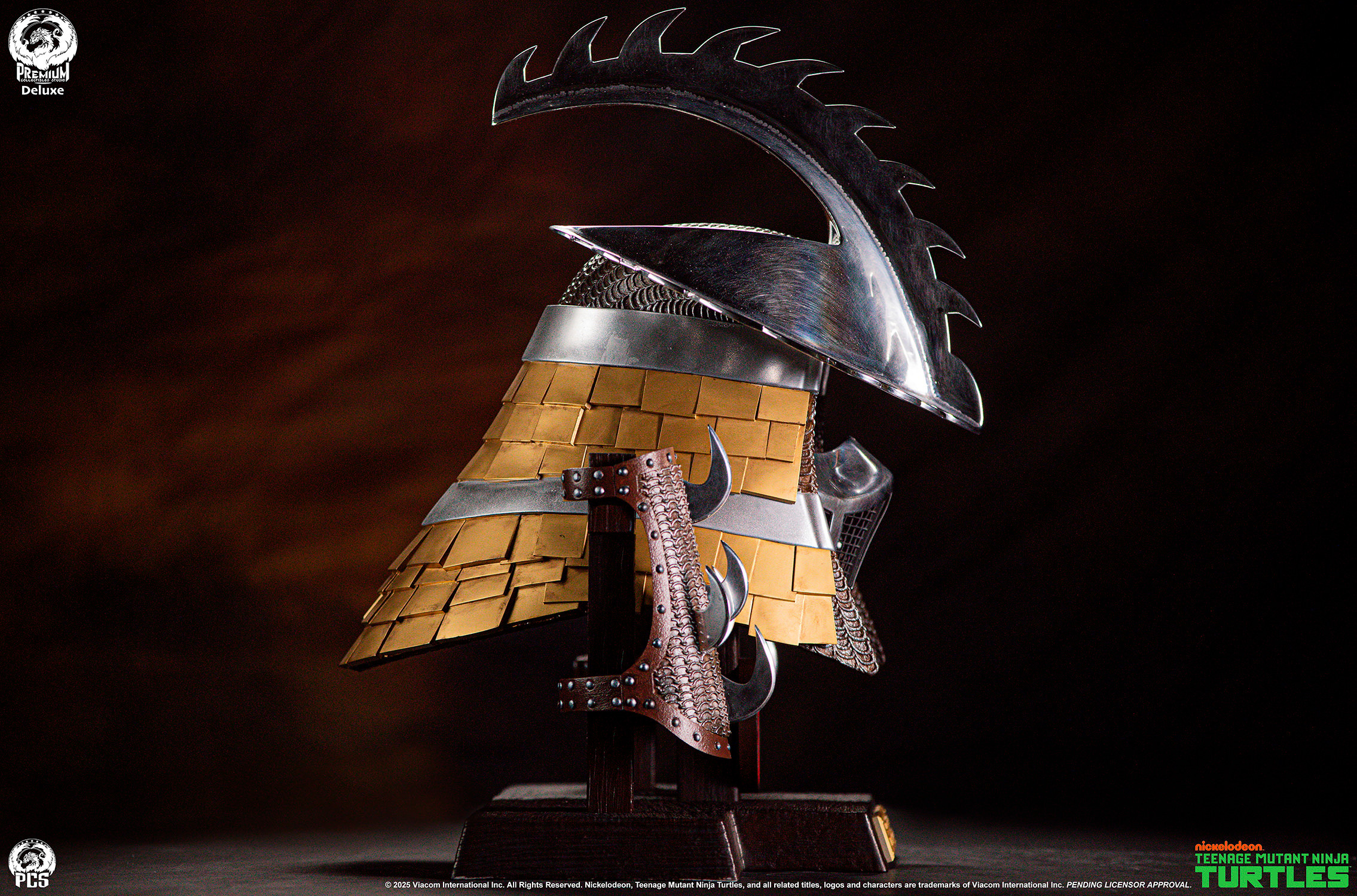 Teenage Mutant Ninja Turtles Shredder Electroplated Armor Set (Ooze Edition) Life-Size Replica  (Prototype Shown) View 7