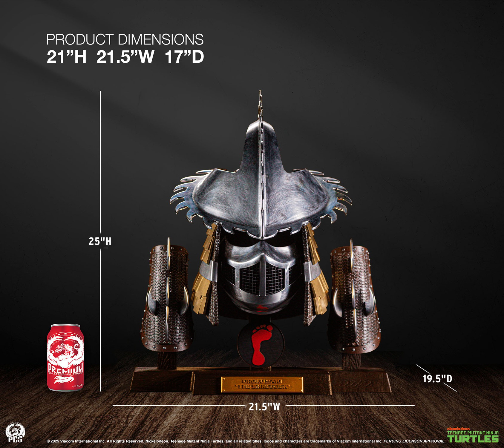 Teenage Mutant Ninja Turtles Shredder Stainless Steel Armor Set (Ooze Edition) Life-Size Replica  (Prototype Shown) View 2