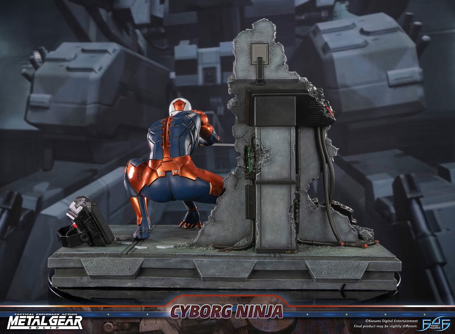 Metal Gear Solid Cyborg Ninja (Gray Fox) Statues  (Prototype Shown) View 9