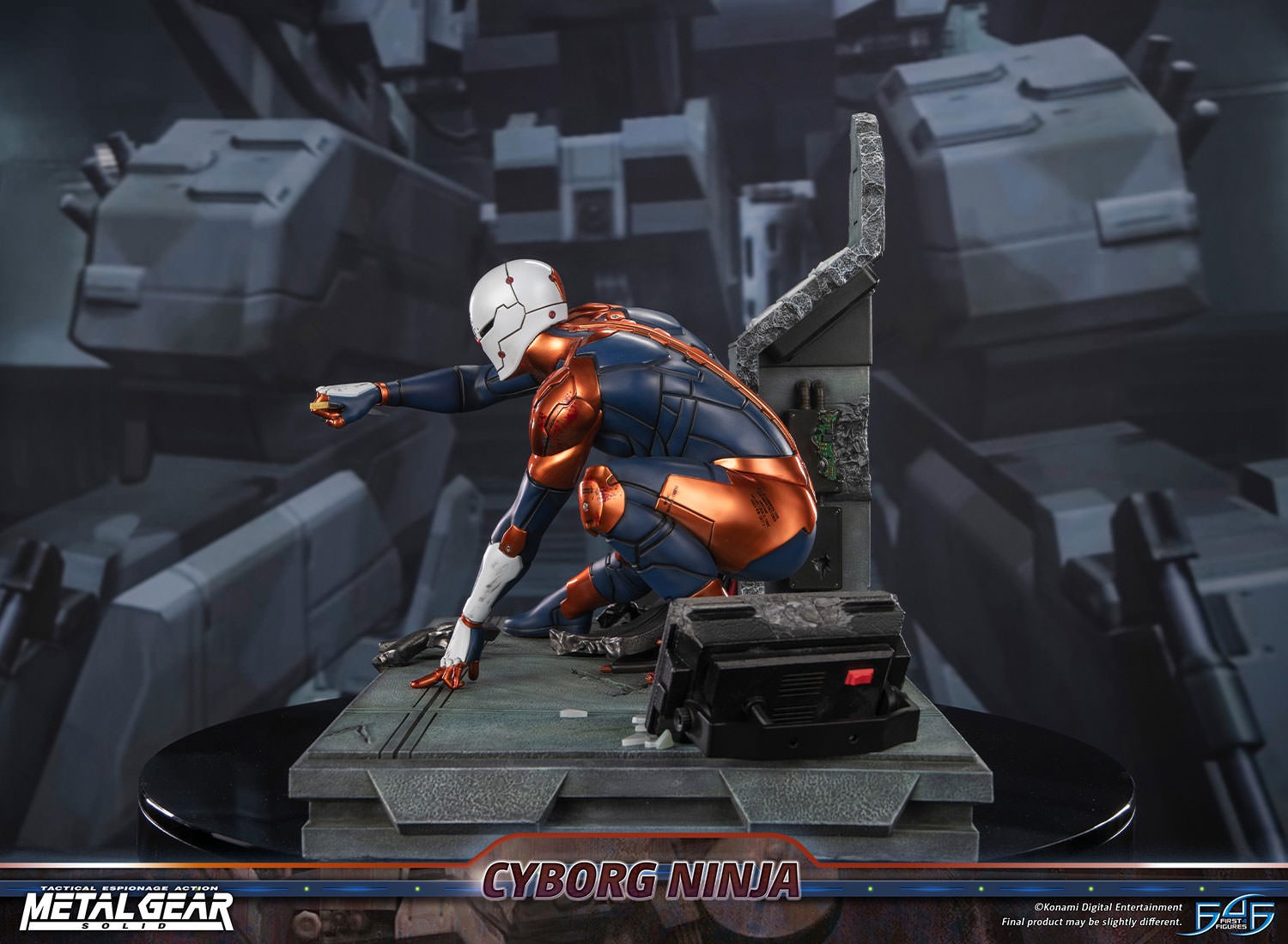 Metal Gear Solid Cyborg Ninja (Gray Fox) Statues  (Prototype Shown) View 11