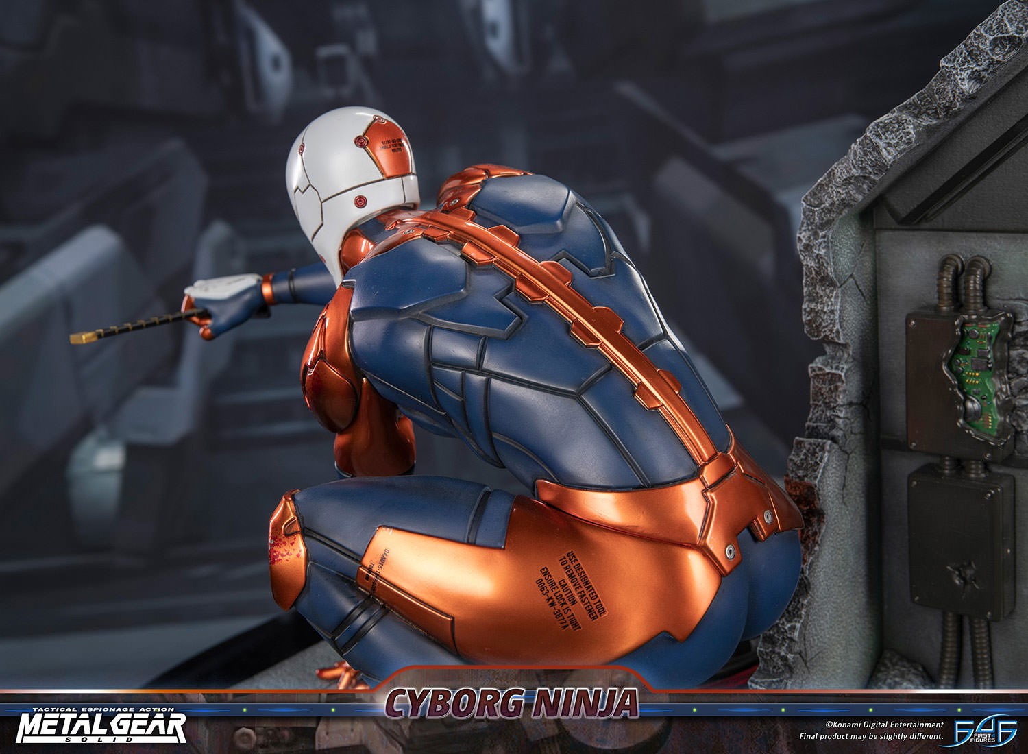 Metal Gear Solid Cyborg Ninja (Gray Fox) Statues  (Prototype Shown) View 17