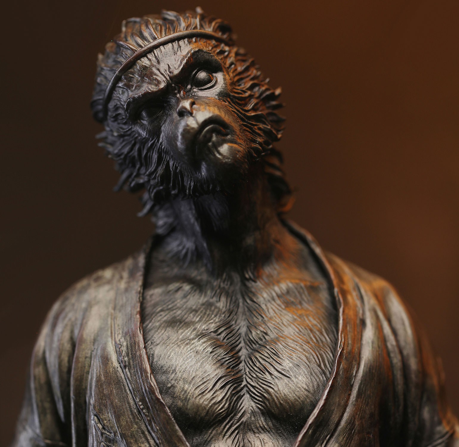 Manas SUM Indignation (Bronze Version) Statues  (Prototype Shown) View 5