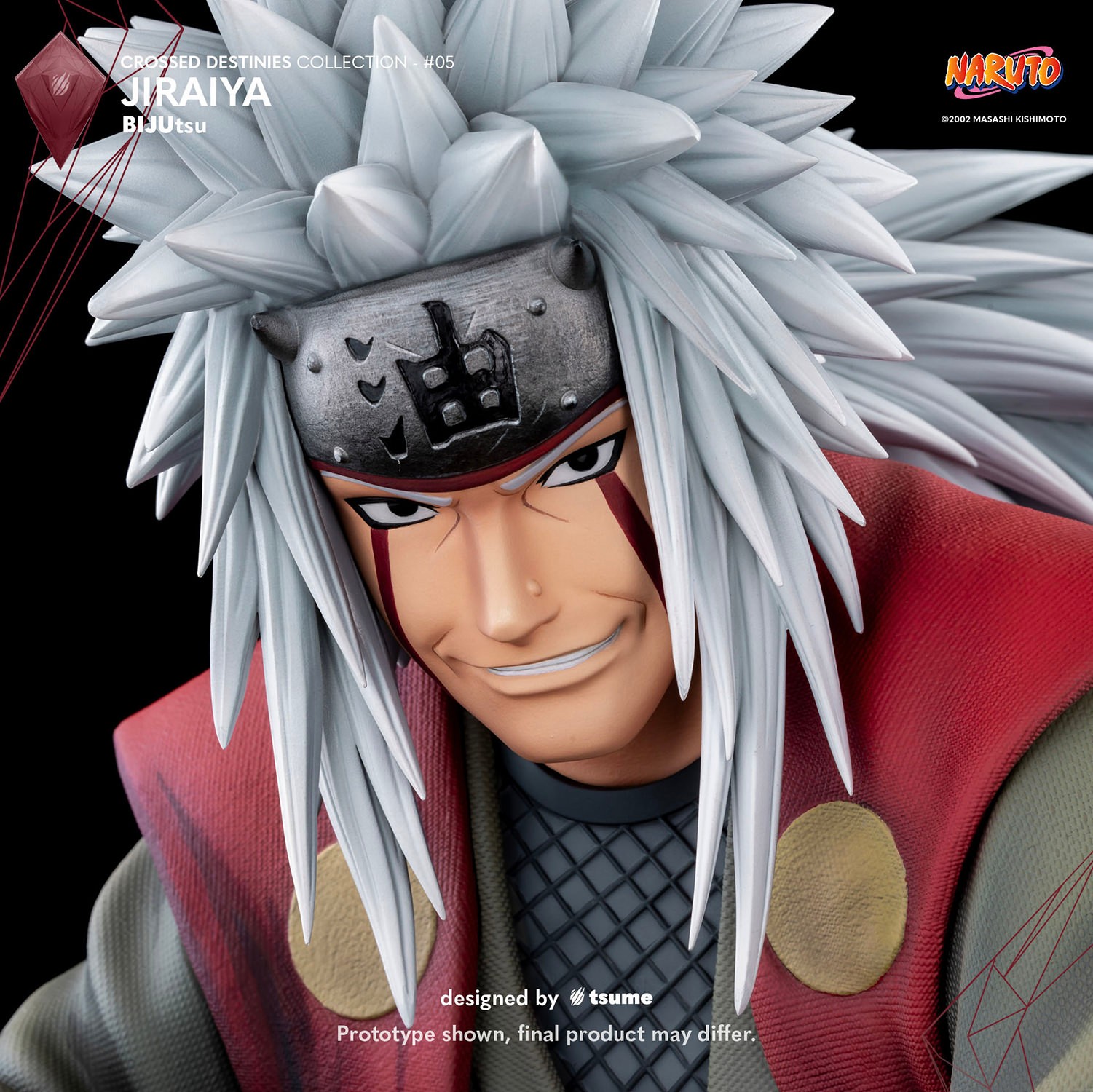 Naruto Jiraiya BIJUtsu Statues  (Prototype Shown) View 3