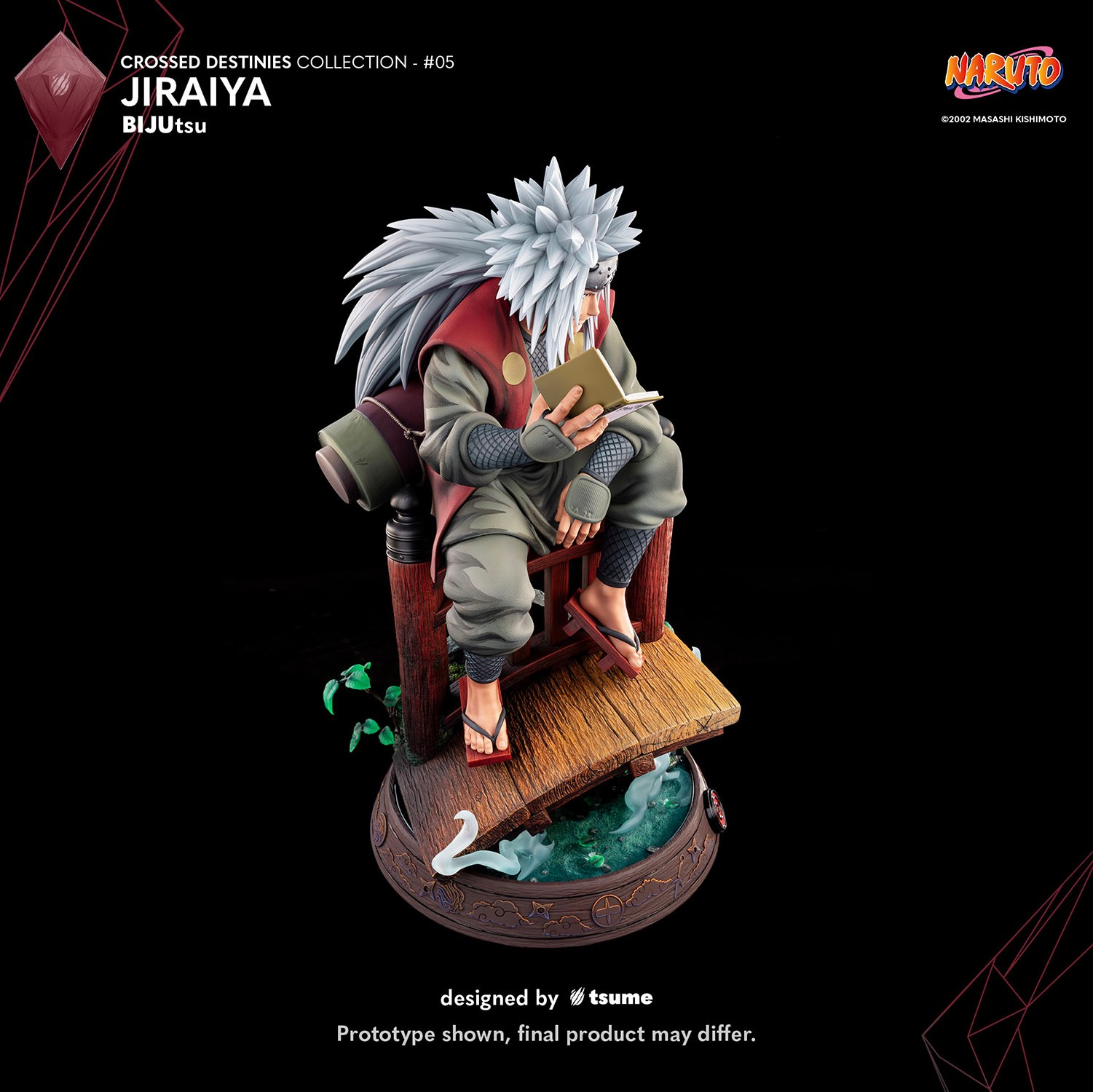 Naruto Jiraiya BIJUtsu Statues  (Prototype Shown) View 6