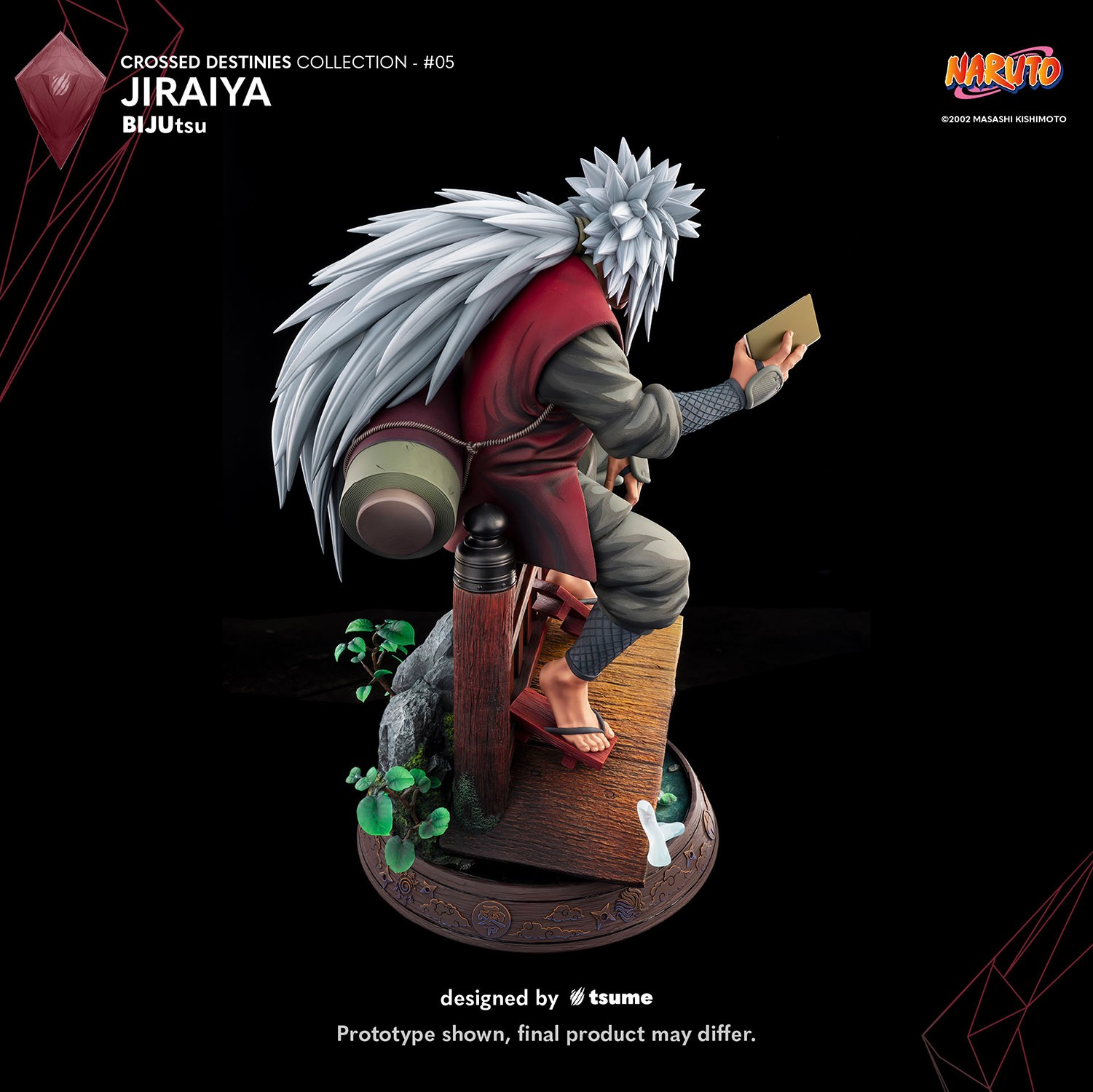 Naruto Jiraiya BIJUtsu Statues  (Prototype Shown) View 7