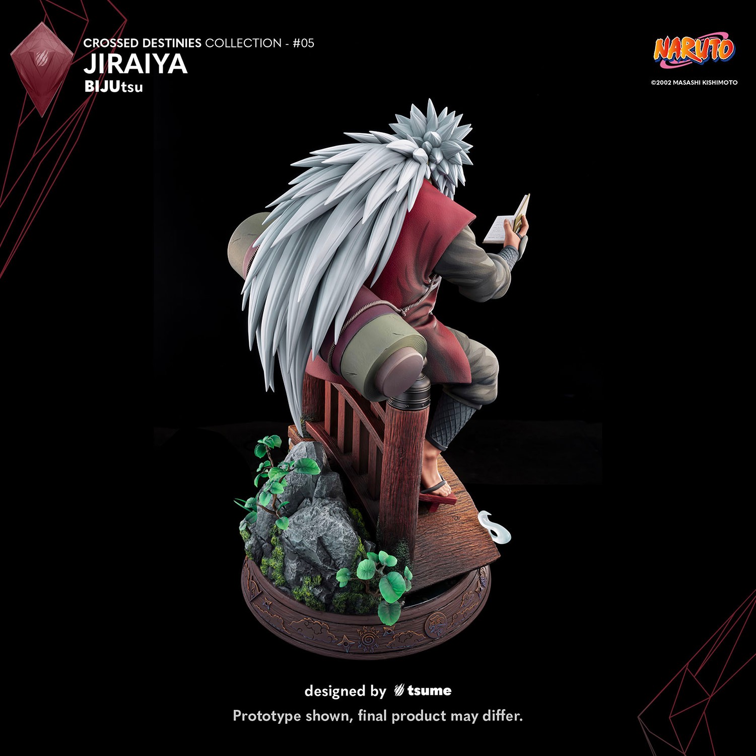 Naruto Jiraiya BIJUtsu Statues  (Prototype Shown) View 8