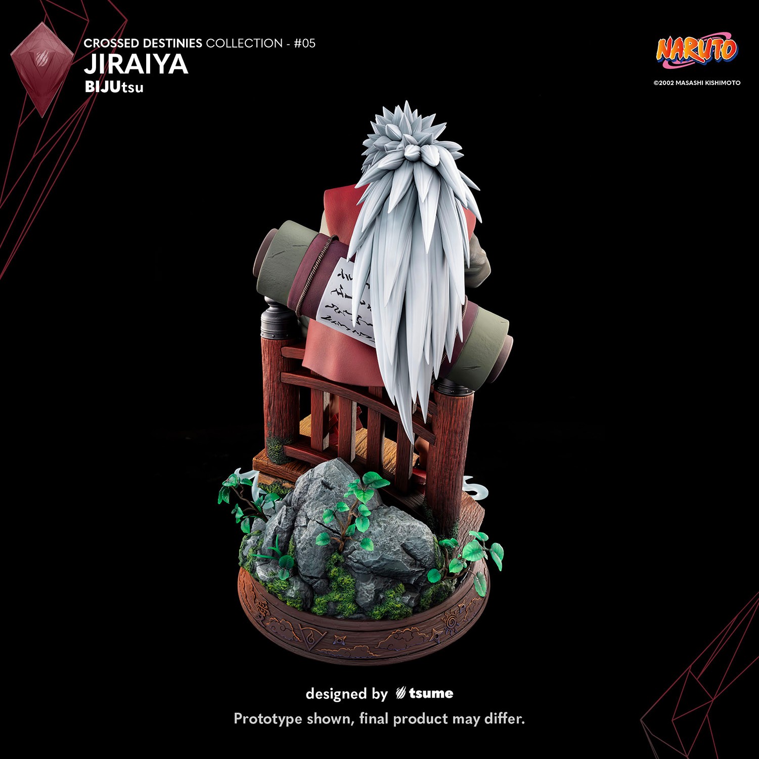 Naruto Jiraiya BIJUtsu Statues  (Prototype Shown) View 9