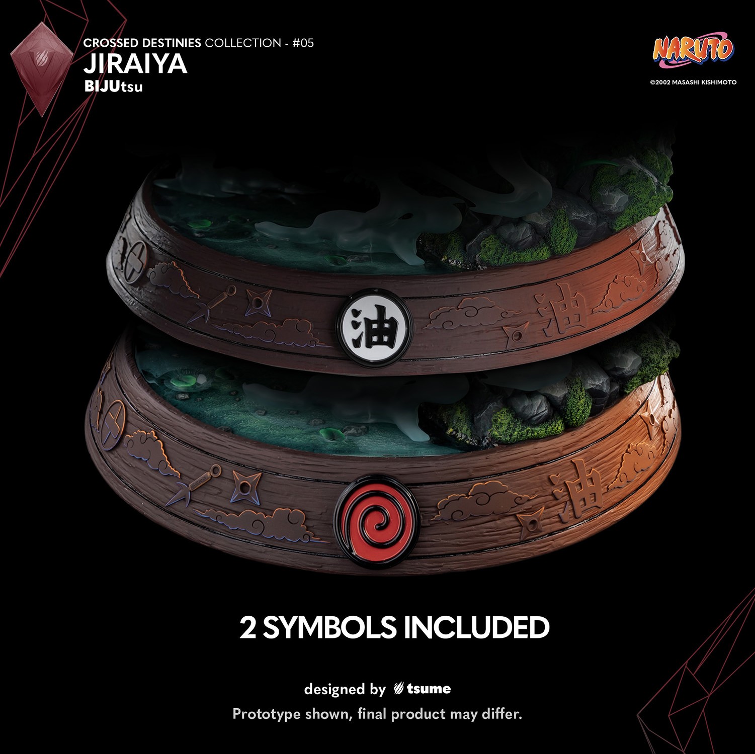 Naruto Jiraiya BIJUtsu Statues  (Prototype Shown) View 15
