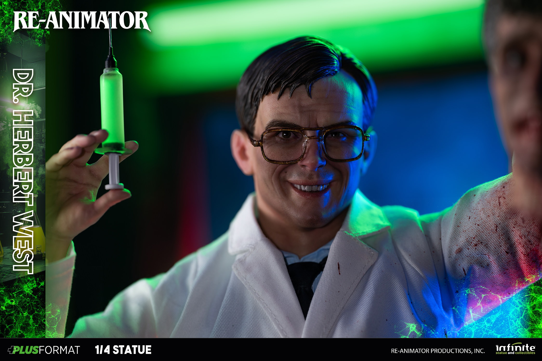 Re-Animator Dr. Herbert West Statues  (Prototype Shown) View 6