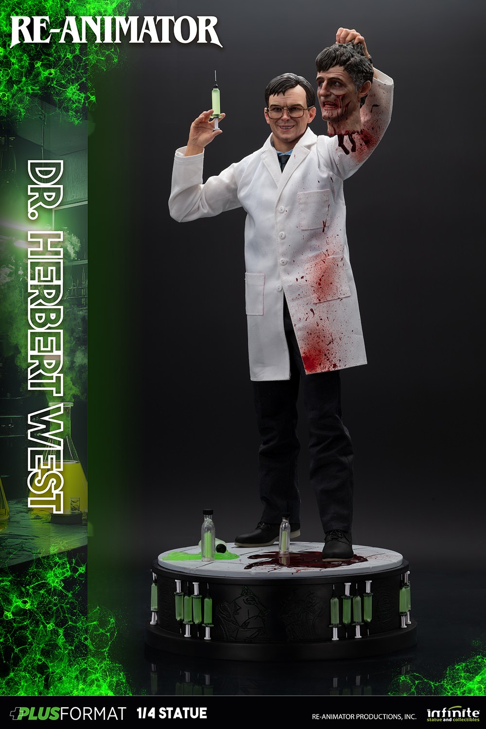 Re-Animator Dr. Herbert West Statues  (Prototype Shown) View 10