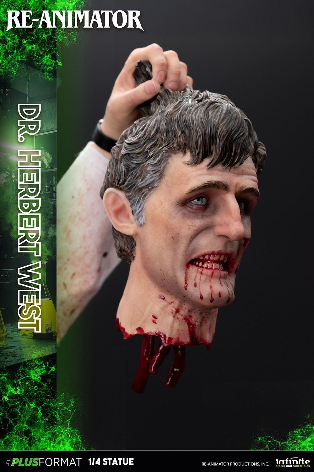 Re-Animator Dr. Herbert West Statues  (Prototype Shown) View 15