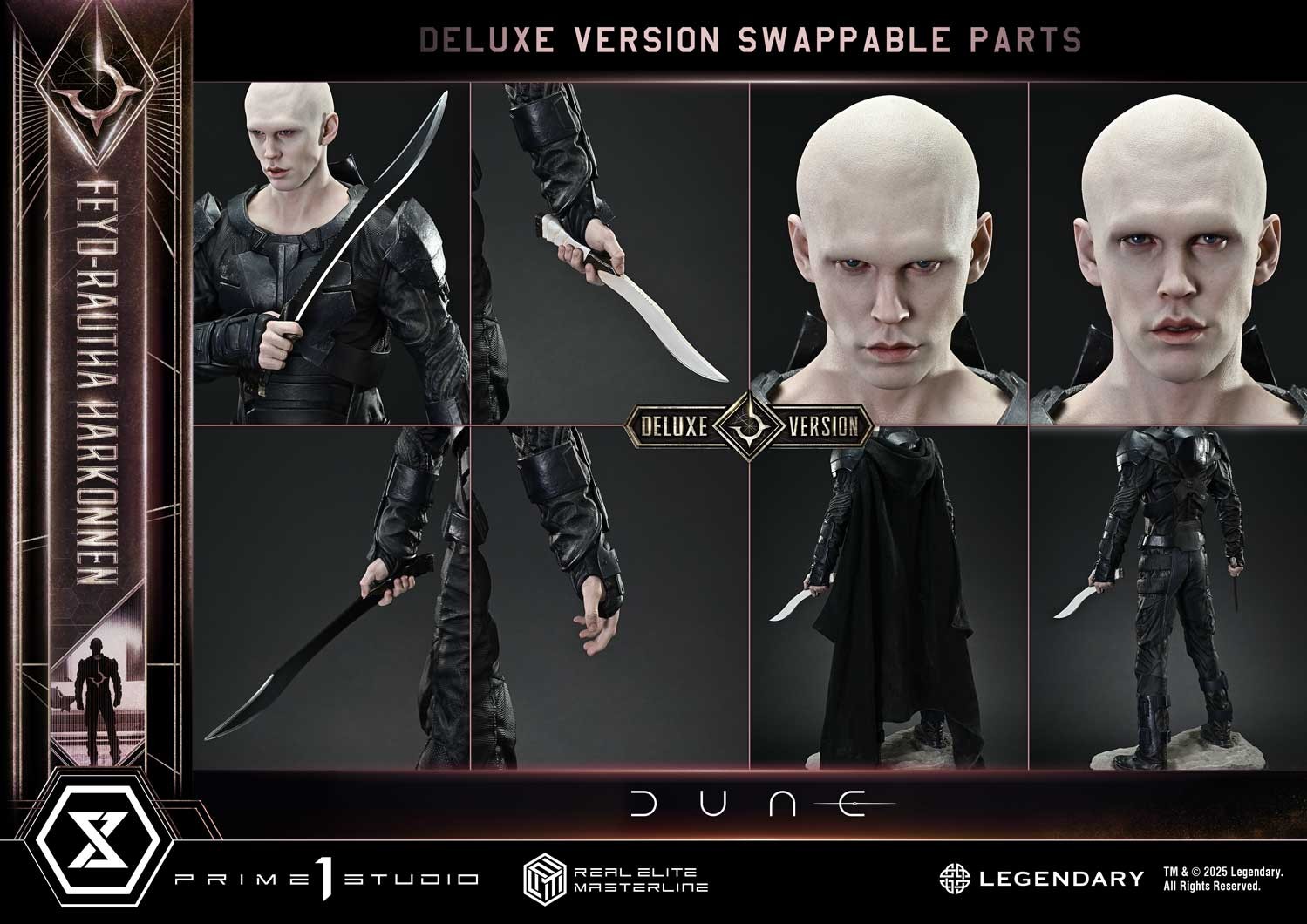 Dune Feyd-Rautha Harkonnen (Deluxe Version) 1:3 Scale Statue  (Prototype Shown) View 9