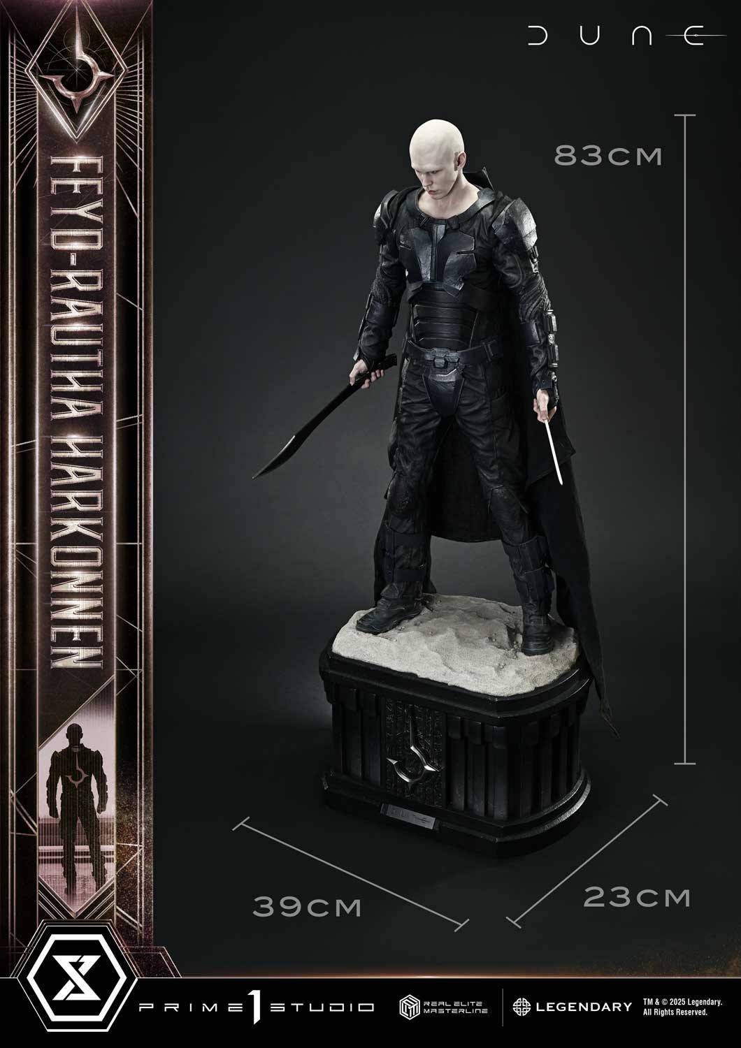 Dune Feyd-Rautha Harkonnen (Deluxe Version) 1:3 Scale Statue  (Prototype Shown) View 12