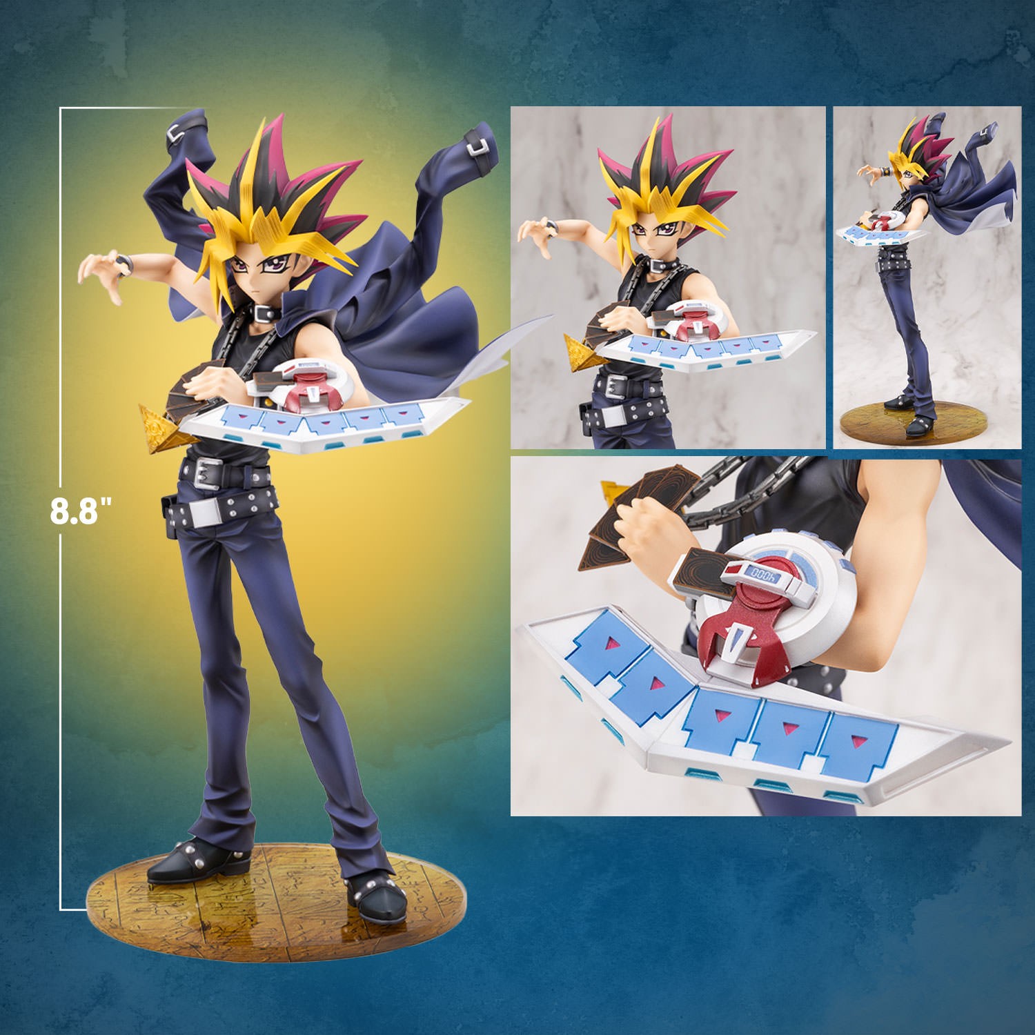 Yu-Gi-Oh! Yami Yugi -Passionate Duelists- Statues  (Prototype Shown) View 2