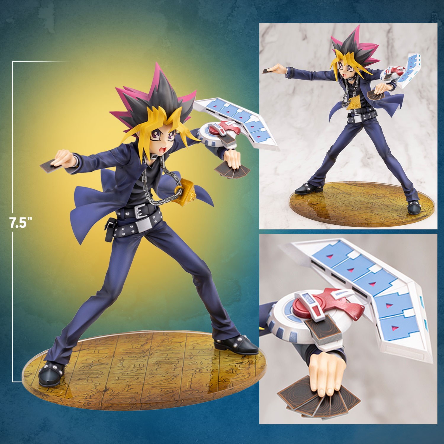 Yu-Gi-Oh! Yugi Moto -Passionate Duelists- Statues  (Prototype Shown) View 2