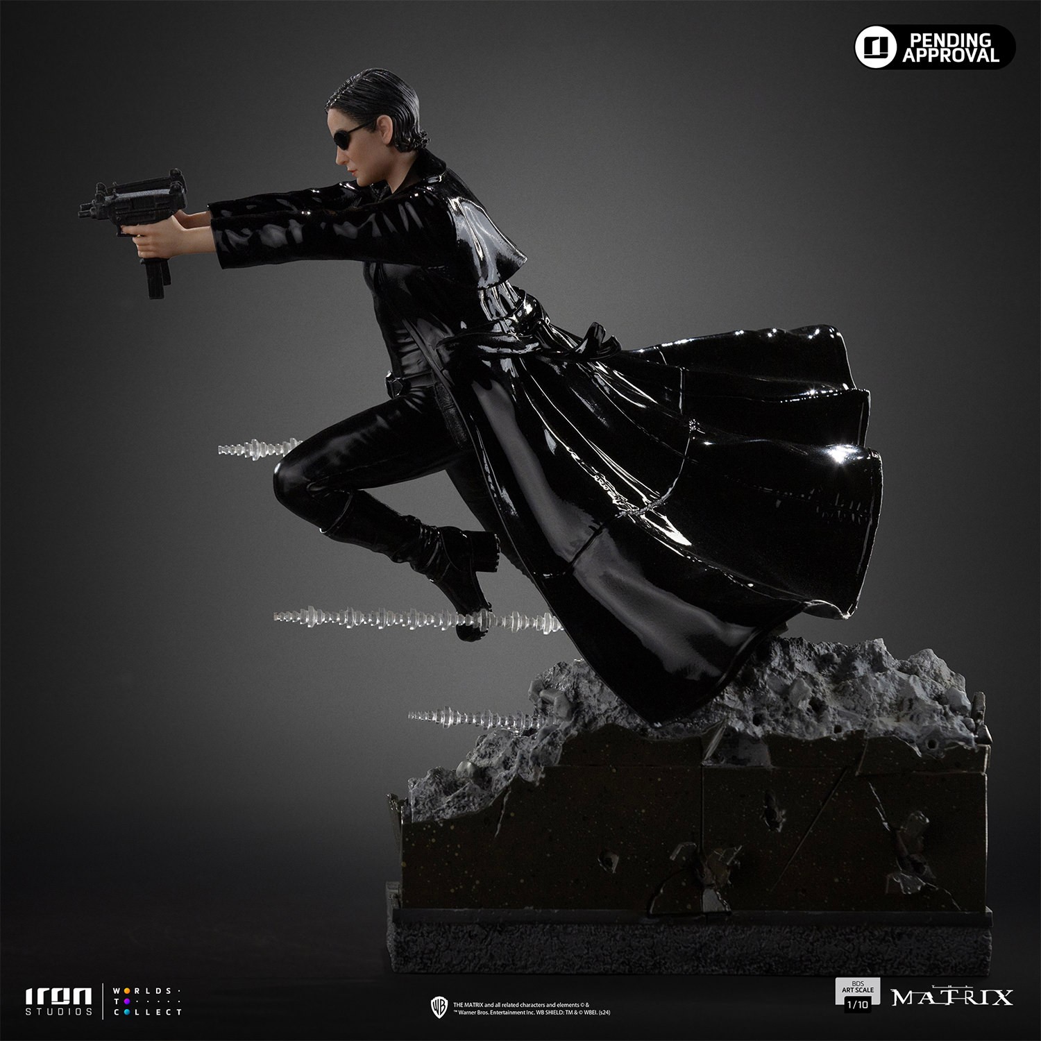 The Matrix Trinity 1:10 Scale Statue  (Prototype Shown) View 5