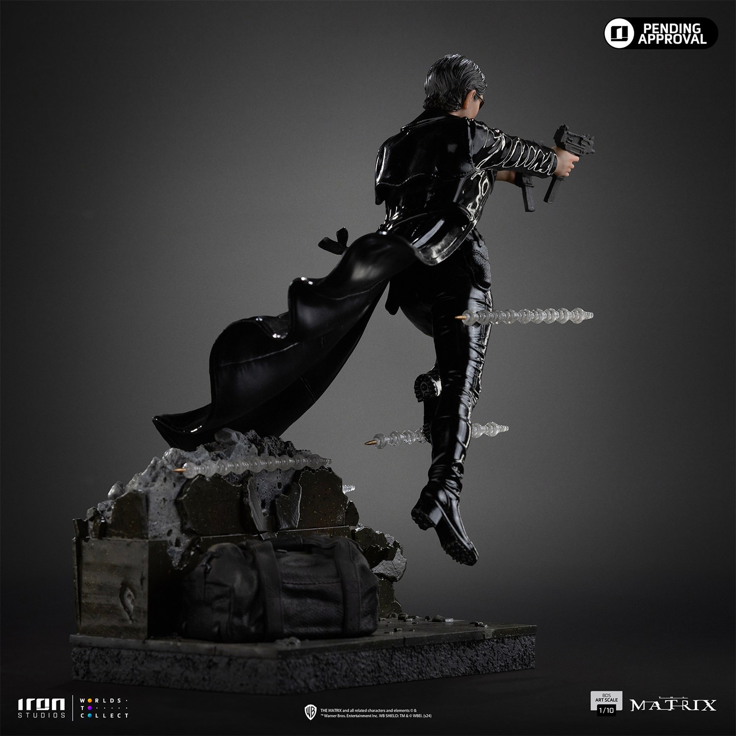 The Matrix Trinity 1:10 Scale Statue  (Prototype Shown) View 9