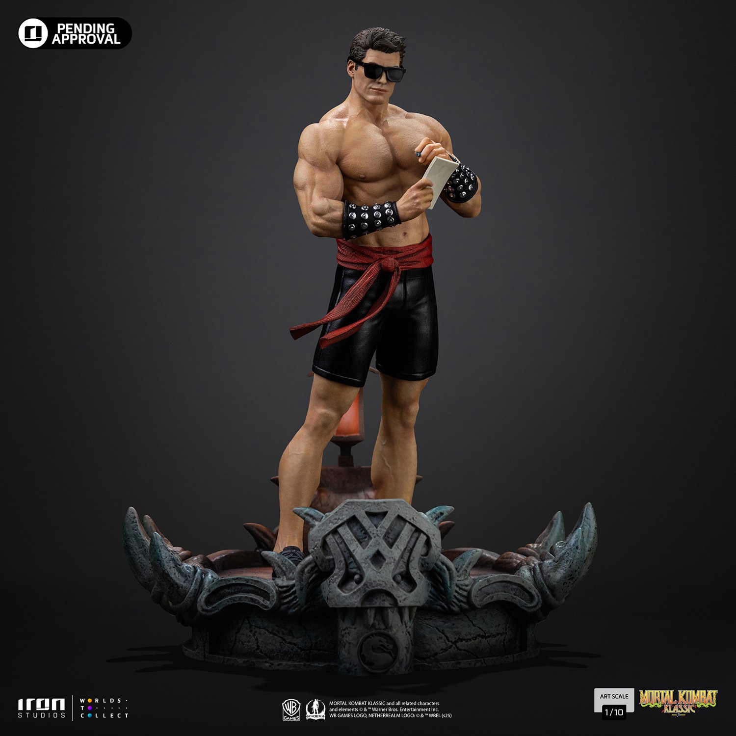 Mortal Kombat Johnny Cage 1:10 Scale Statue  (Prototype Shown) View 4