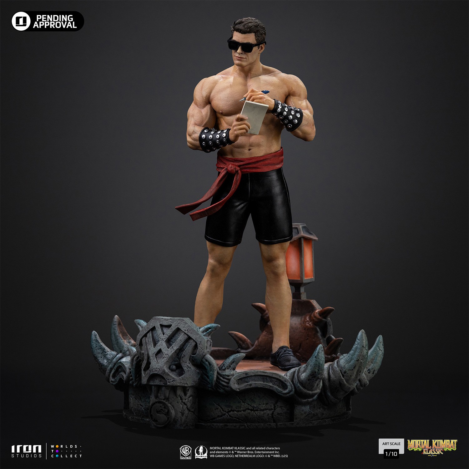 Mortal Kombat Johnny Cage 1:10 Scale Statue  (Prototype Shown) View 5