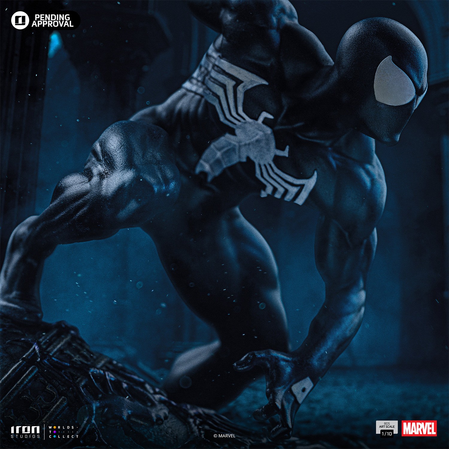 Marvel Spider-Man Black 1:10 Scale Statue  (Prototype Shown) View 3