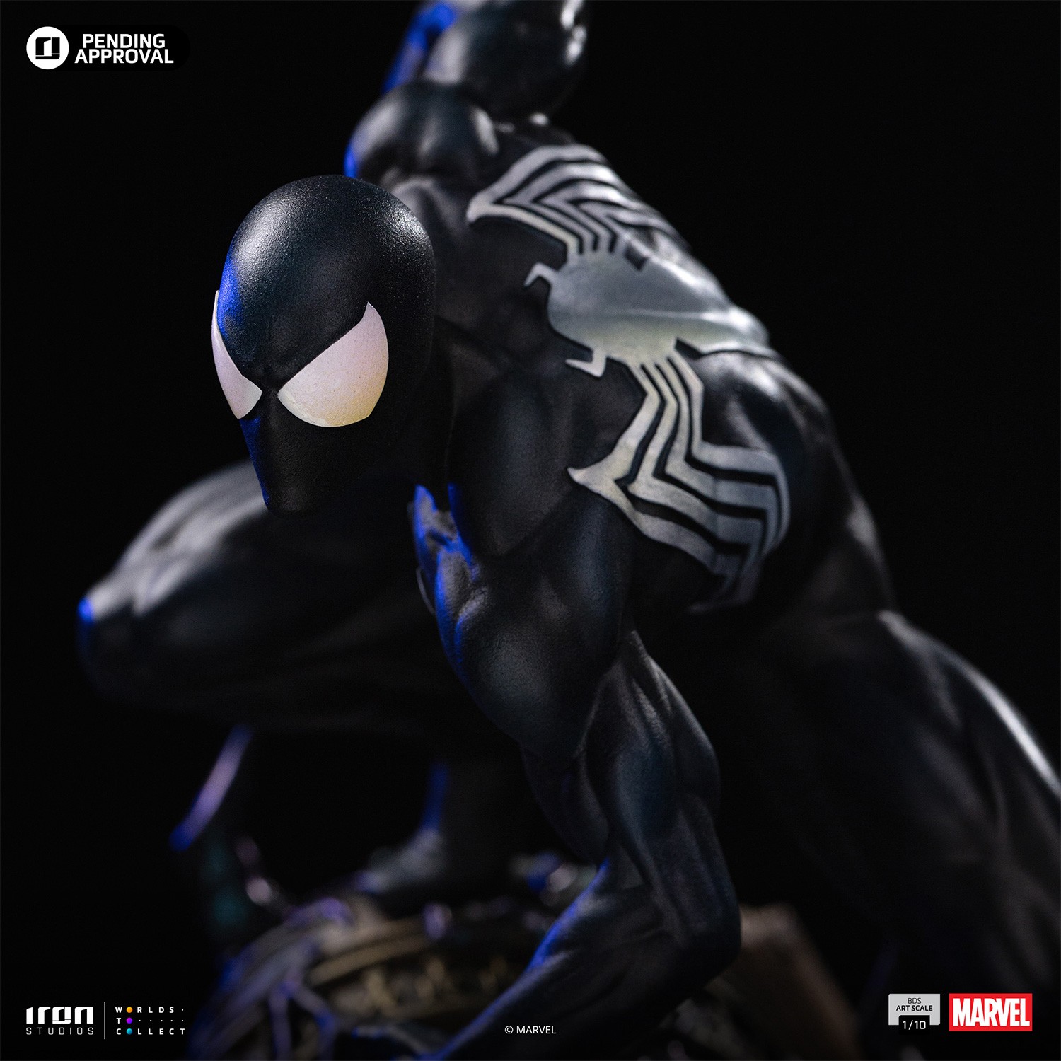 Marvel Spider-Man Black 1:10 Scale Statue  (Prototype Shown) View 4