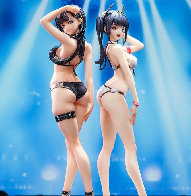 SSR Figure Hakuyou Maruko and Konno Ao PVC Figure  (Prototype Shown) View 1