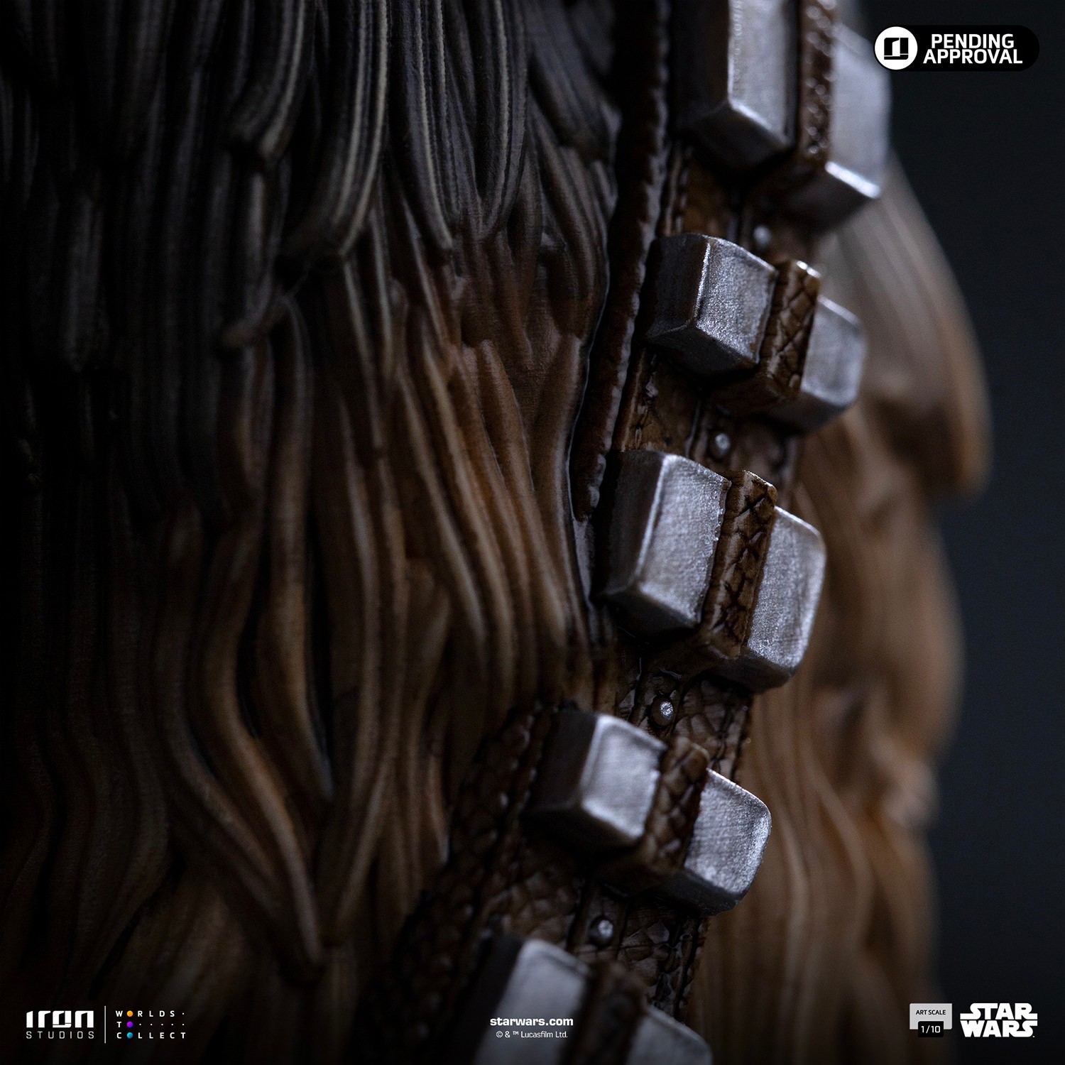 Star Wars Chewbacca and Tokkat 1:10 Scale Statue  (Prototype Shown) View 10