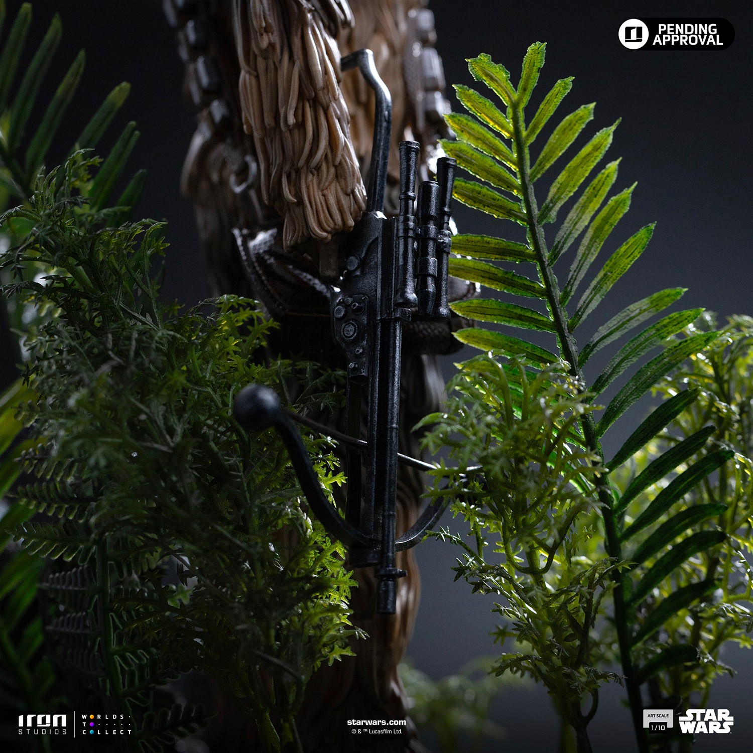 Star Wars Chewbacca and Tokkat 1:10 Scale Statue  (Prototype Shown) View 11