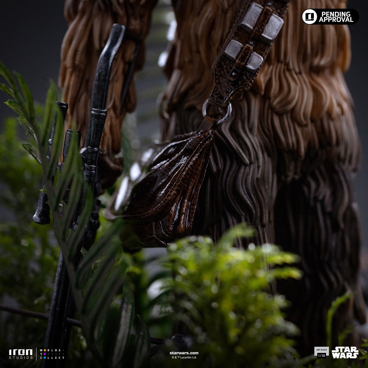 Star Wars Chewbacca and Tokkat 1:10 Scale Statue  (Prototype Shown) View 12