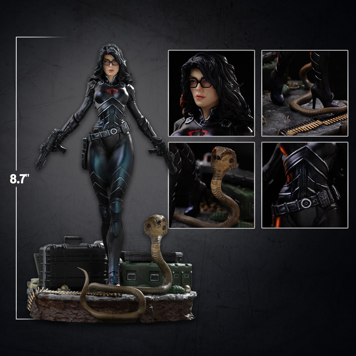 G.I. Joe Baroness 1:10 Scale Statue  (Prototype Shown) View 2