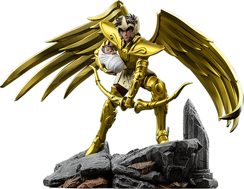 Saint Seiya Sagittarius Aiolos 1:10 Scale Statue  (Prototype Shown) View 9
