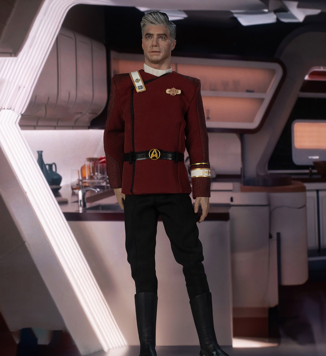 Star Trek Admiral Christopher Pike Sixth Scale Figure  (Prototype Shown) View 3