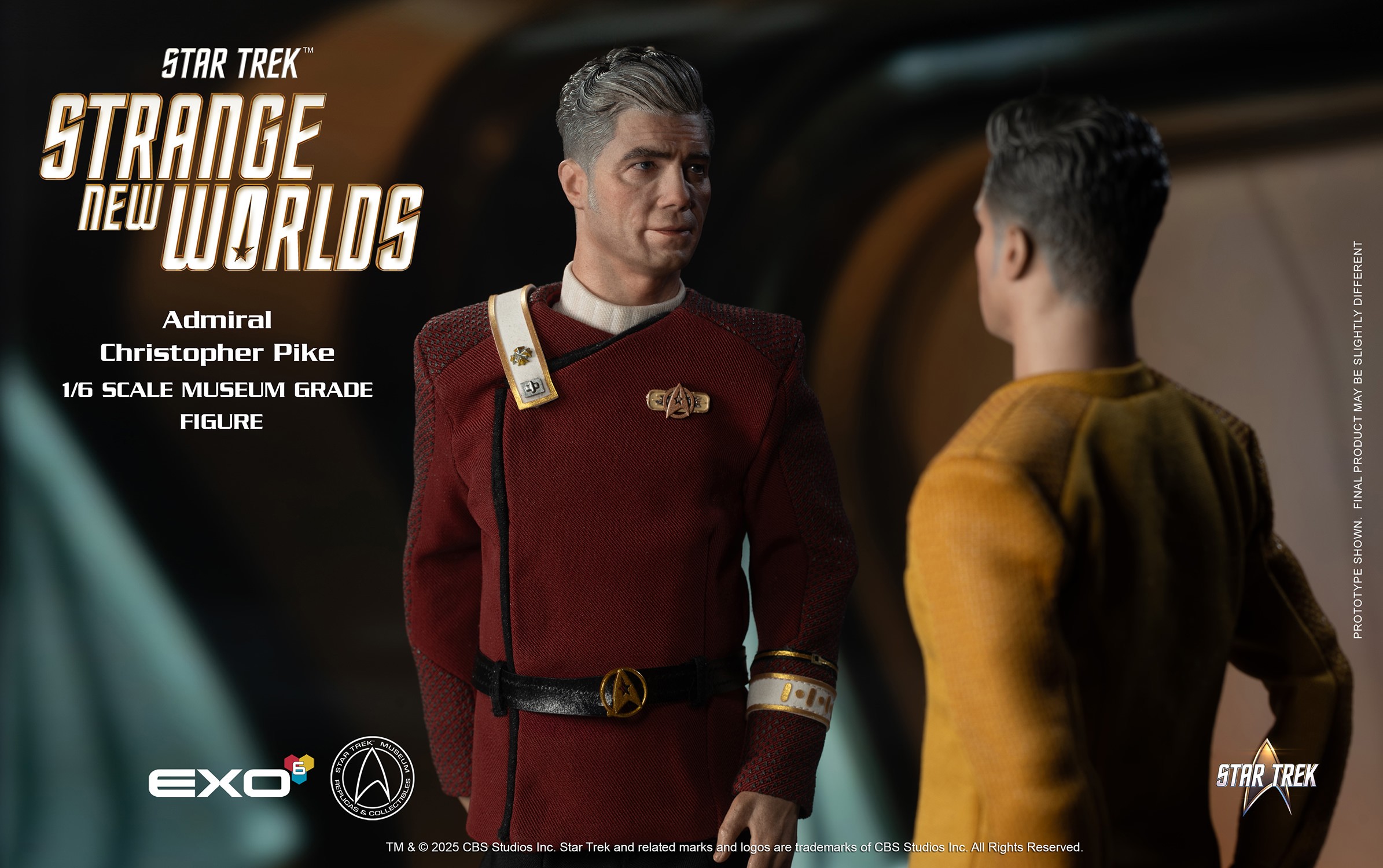Star Trek Admiral Christopher Pike Sixth Scale Figure  (Prototype Shown) View 7