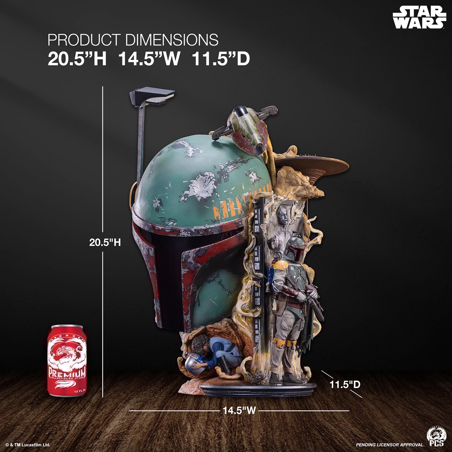 Boba Fett Fine Art Bust by PCS | Sideshow Collectibles