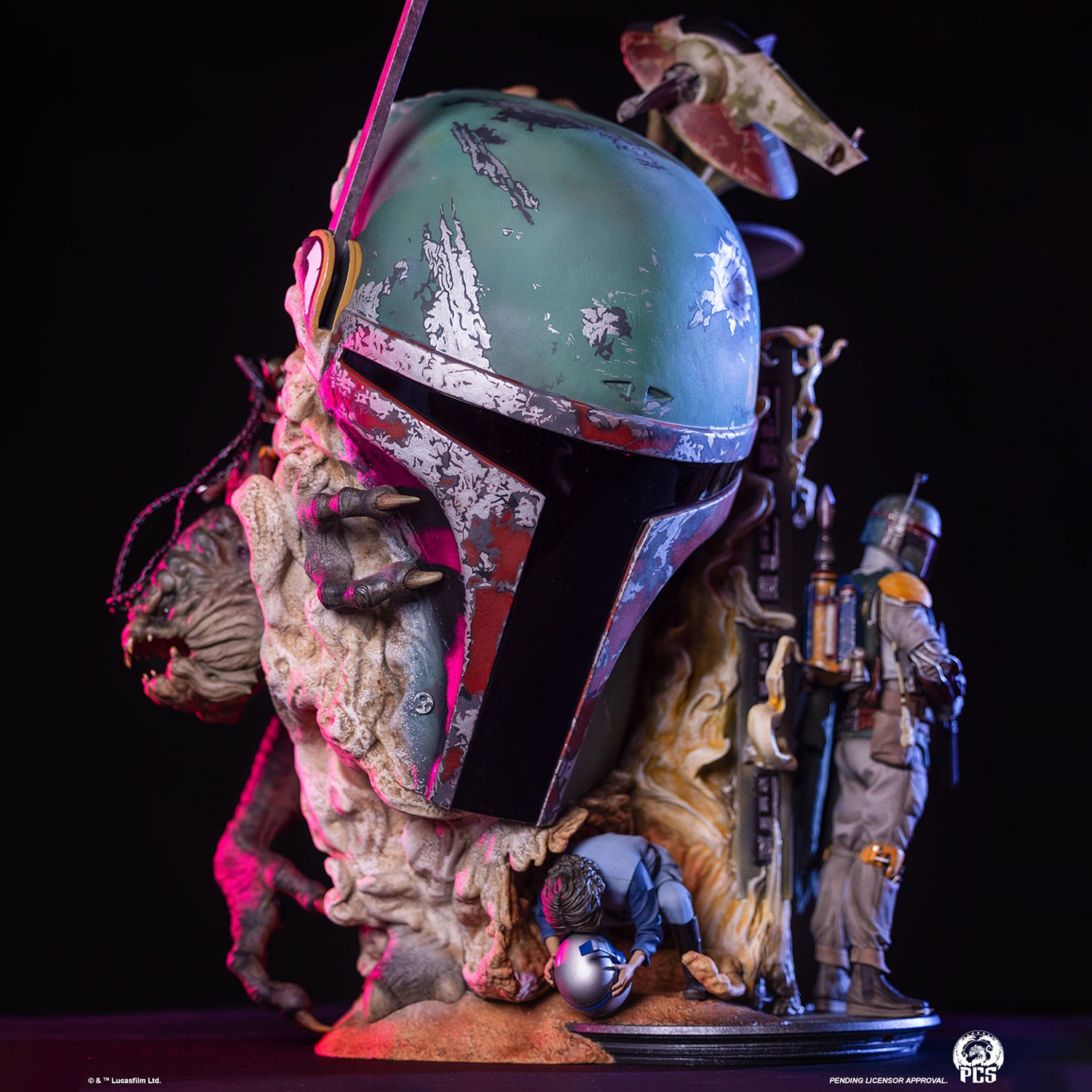 Star Wars Boba Fett (Deluxe Edition) Bust  (Prototype Shown) View 4